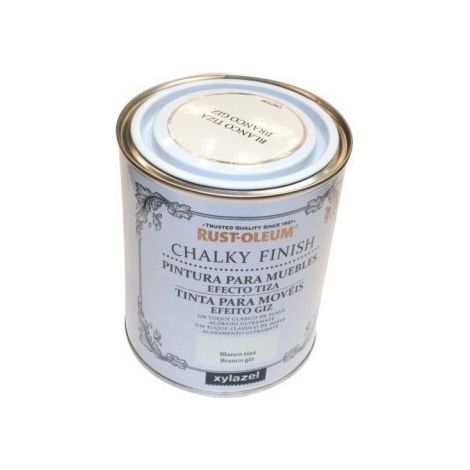 Rust-Oleum Bruguer Chalky Finish pintura para muebles Blanco Tiza 750ml