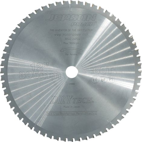 Jepson Drytech HM-Sägeblatt Durchmesser 305 mm / 60Z für Stahl