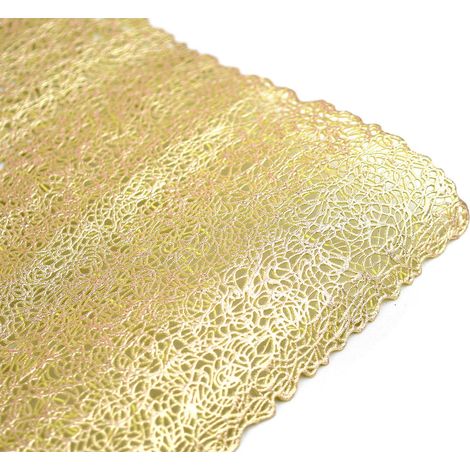 Christmas Table Runner All In one Table Mat Xmas Dinner Table Decoration Gold Party Tableware Place Mat (1/3)