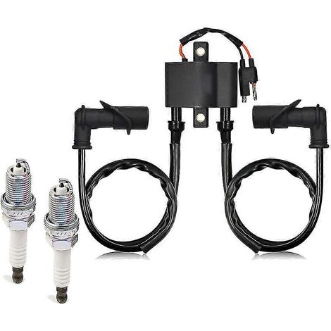 Bobine d'allumage, bougie et capuchon pour VTT Sportsman 600/700/MV7 (2004-2006) - Références : 4010898 et 4010526 (1/5)