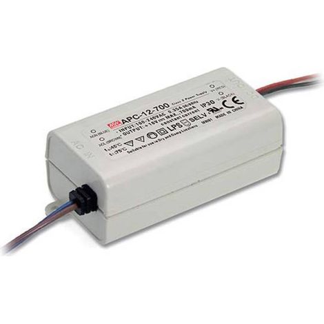 MEAN WELL APC-12-700 Driver per LED Corrente costante 12 W 0.7 A 9 - 18 V/DC non dimmerabile, Protezione sovraccarico 1 (1/2)