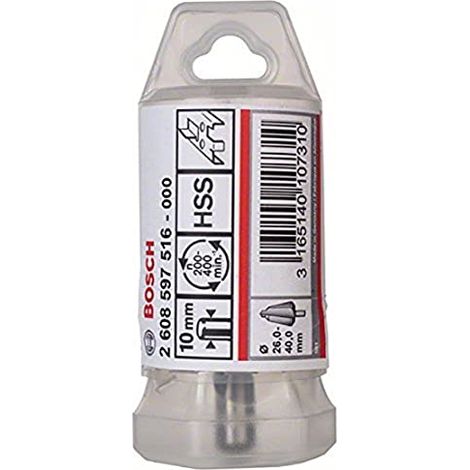Trapano per lamiera Bosch, cilindrico 24-40 mm, 89 mm, 10 mm (1/4)