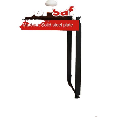 Caja fuerte de suelo, construcción de acero macizo, dimensiones 15,6" x 8,3" x 5,1", apertura con llave, espesor del metal de 0,12", orificios de montaje preperforados (1/5)