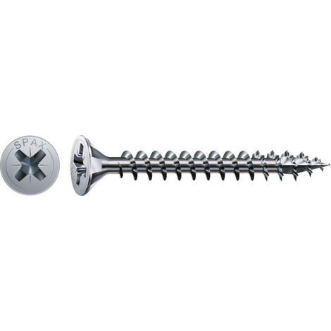VITE SPAX TESTA SVASATA CROCE TUTTO FILETTO WIROX D.4,5X50 mm (1/4)