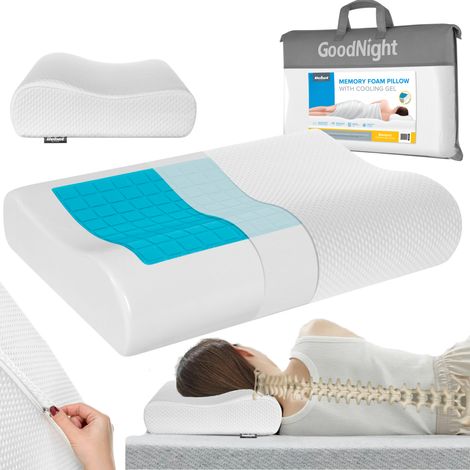 Cuscino ortopedico Rebel in memory foam con gel rinfrescante per dormire (1/5)