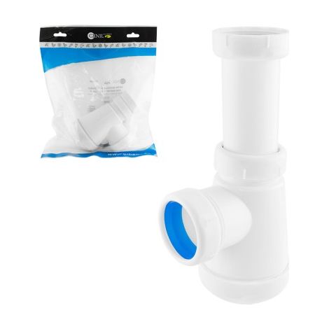 Sifone per bottiglia estensibile Marca [MARCA] Uscita orizzontale da 1-1/2" Riduttore da 40 mm 32 mm (1/5)