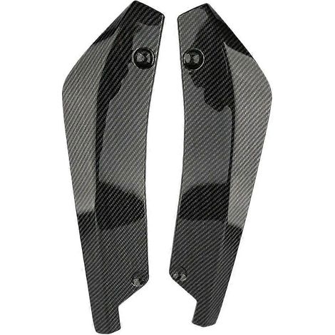 1 paire d'accessoires universels de modification automobile : aileron avant à flux d'air, accessoires de rénovation pour voiture (noir)-40x6x3cm-Black (1/3)
