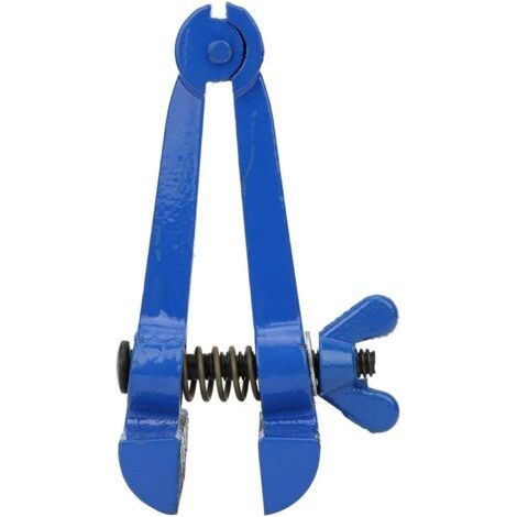 Mini étau à main, mini étau à main en acier spray bleu multi-usages petites pinces fournitures d'outils de matériel(50MM) (1/5)