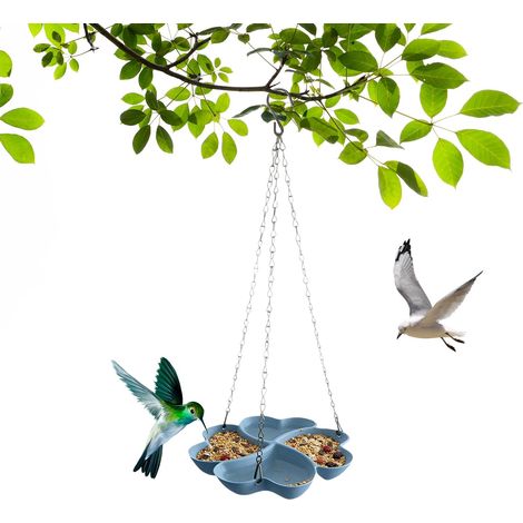 Mangeoire à oiseaux pour une utilisation en extérieur Bain d'oiseaux en forme de fleur Bol de nectar de colibri de jardin – Convient pour balcon, terrasse, extérieur, jardin, arrière-cour et (1/5)