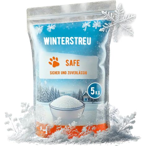 Winterstreu 5kg - Effektiver Schneeräum - und Enteisungsmittel (1/5)