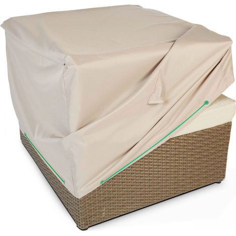 Housse de protection pour fauteuil de jardin – 100% polyester enduit PVC – Imperméable et déperlant – Cordon de serrage – Aérateur pour condensation – Cov'Up (1/5)