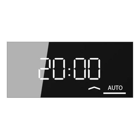 Jung LB-Management Timer-Display, Serie LS, alpinweiß CD 1750 D WW (1/2)