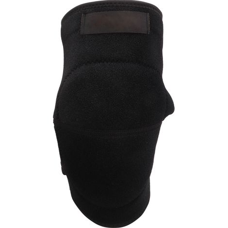Genouillère de protection rembourrée en éponge épaisse antichute antidérapante pour montagne, vélo, basket, noir L (1/5)