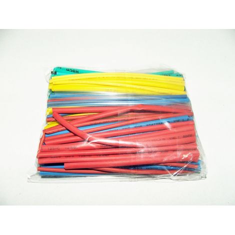 Set di 120 tubi termoretraibili colorati