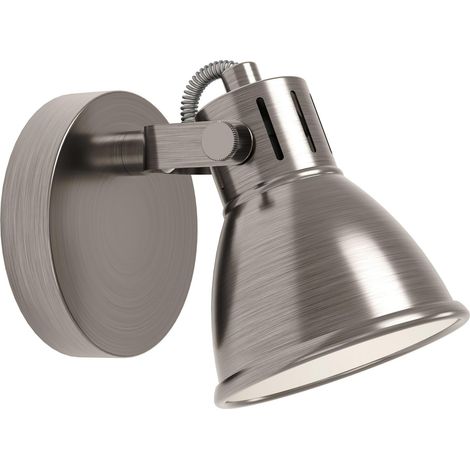 LED Applique murale Seras, lampe industrielle, projecteur en métal (1/5)