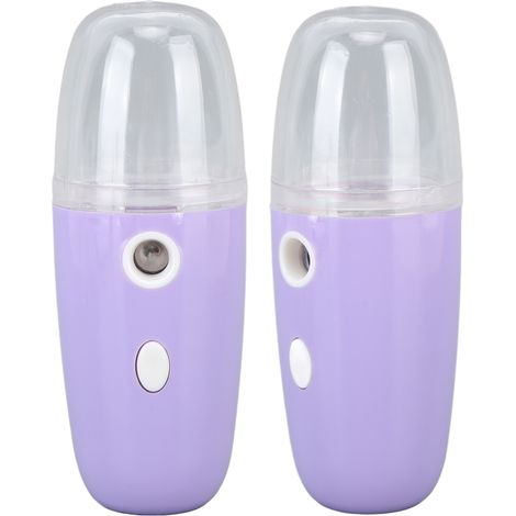 30 ml Gesichts-Feuchtigkeits-Dampfspray, 150 mAh tragbarer Gesichts-Luftbefeuchter, ideal zum Wandern (Lila). (1/4)