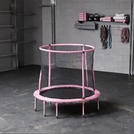 SunJet Trampoline, trampoline de jardin, enfant Ø140 cm avec filet - Réf. 8IH6HKDPNDGJ (1/5)