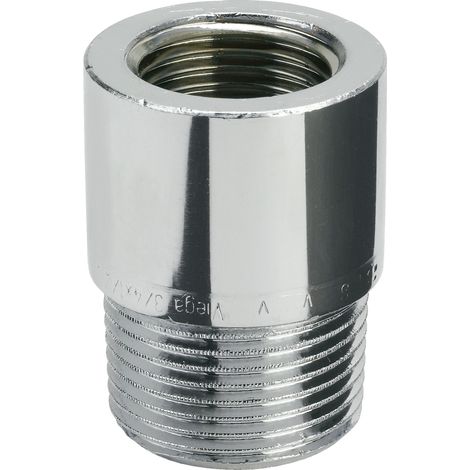 Viega Reduzierstück, R 1/2, Rp 3/8 Rotguss oder Siliziumbronze, verchromt Modell 3242, 448141