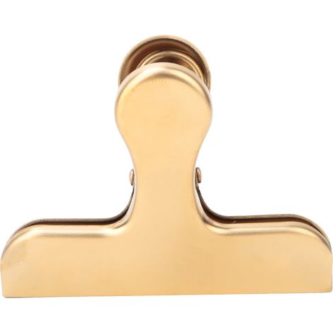 Lot de clips de scellage vintage rétro T en acier inoxydable couleur laiton, accessoire de fermeture. (1/5)