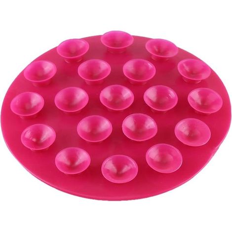 Baby Desktop Anti-Slip Pad Double Sided Suction Cup (Red) 1 Piece (1/5)