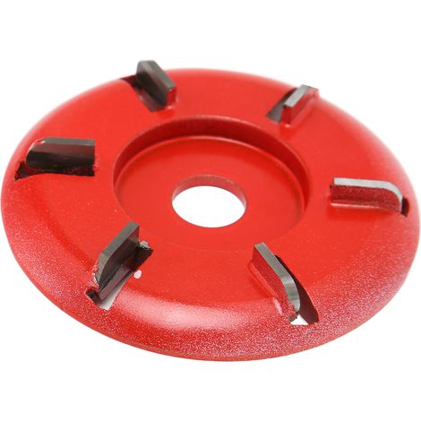Disque de Sculpture sur Bois Acier 6 Dents, Meule de Coupe pour Affûtage, Accessoire pour Meuleuse d'Angle