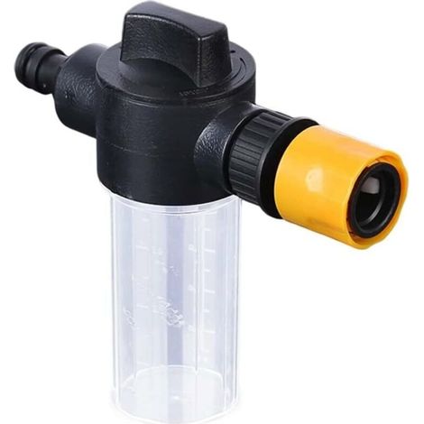 Pistolet à mousse pour tuyau d'arrosage, raccord pour pistolet à mousse, tuyau de nettoyage de voiture, pulvérisateur d'eau (1/5)