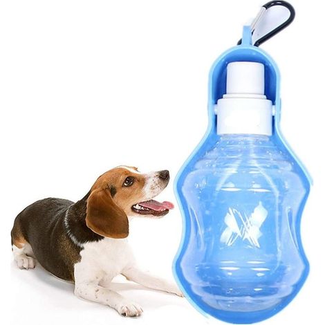 Blue,250ml Gourde Chien Gourde pour Chien Bouteille d'eau Portative De Tasse d'eau De Marche De Chien pour L'Animal De Compagnie De Chat De Chien (1/5)