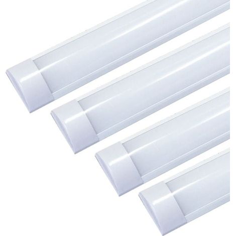 Réglette LED 90cm 24W - Pack de 4 - Blanc Neutre 4000K - 5500K - SILAMP (1/2)