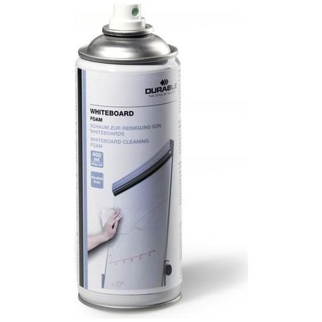 Durable Espuma Limpiadora Blanca 400 ml para Pizarras