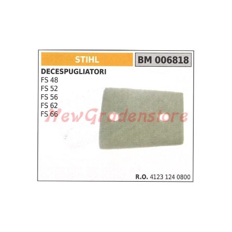 STIHL Luftfilter für Freischneider FS 48 52 56 62 66 006818