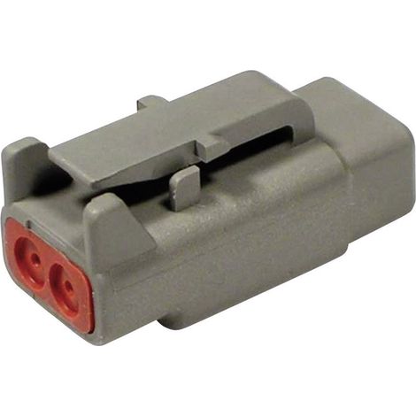 TE Connectivity DTM 06-2 S Rundstecker Stecker, gerade Gesamtpolzahl: 2 Serie (Rundsteckverbinder):