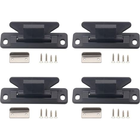 für Wohnmobil Schranktüren Nylon und Edelstahl 4er Pack für