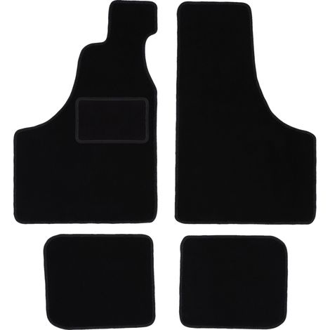 Tappetini auto in velluto nero per: Fiat 126P n/a (1973-2001) (1/5)
