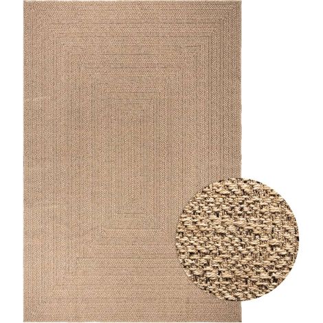 Tapis ZIZUR 200x290 cm aspect de jute intérieur et extérieur CFW71540 (1/5)