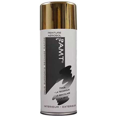 Bombe de peinture Or 330ml - Amt