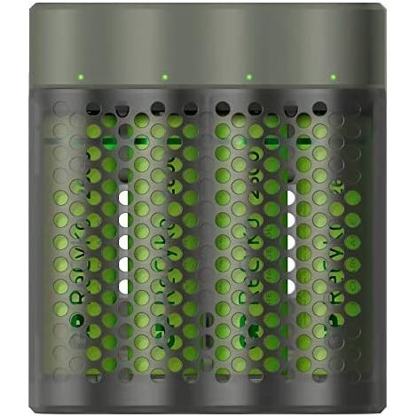Gp Batteries Cargador USB Negro con 4 pilas AA 2600 mAh (1/4)