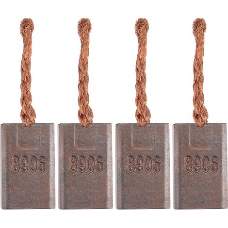 Lot de 4 Balais de Charbon 8906 Compatible avec EY7441 EY7940 Tournevis sans Fil Perceuse Moteur électrique Meuleuse 13 X 8 X 3 Mm (1/5)