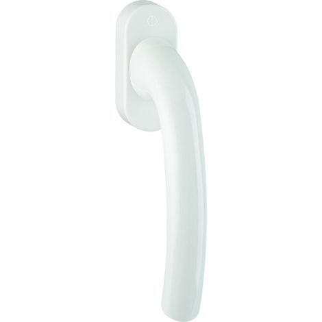 HOPPE DK-Fenstergriff Tôkyô 0710/U26 mit ovaler Rosette VK7x35,F9016 beschichtet