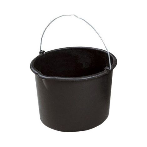 Eimer mit Tülle, 12 Liter schwarz (1/2)