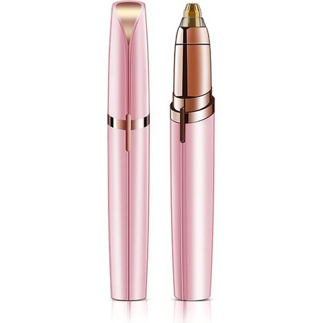 Épilateur à sourcils, tondeuse électrique pour sourcils avec lumière LED, rasoir à sourcils portable avec interface USB, épilateur à sourcils rechargeable-AquaForge (1/5)