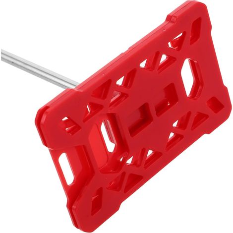 Bâton Multifonctionnel en Plastique Rouge - Porte Ticket de stationnement télescopique - Accessoire de contrôle d'accès et Aide stationnement en Garage (1/5)
