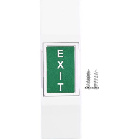5 pièces Interrupteur de Sortie de Secours Mini Électrique 12V/24V Bouton Poussoir Manuel pour Ouverture de Porte (1/5)