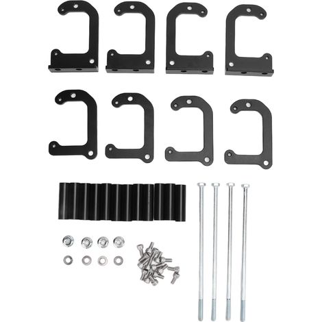 Staffe di ricollocazione bobina, montaggio remoto 551562 ricambio per camion di scambio LS LQ4 LQ9, nere (1/5)