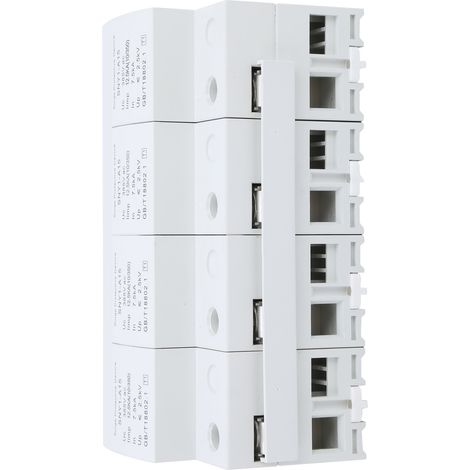 Parafoudre 4P, disjoncteur de protection contre la foudre, usage domestique 385 VCA (15 kA) (1/5)