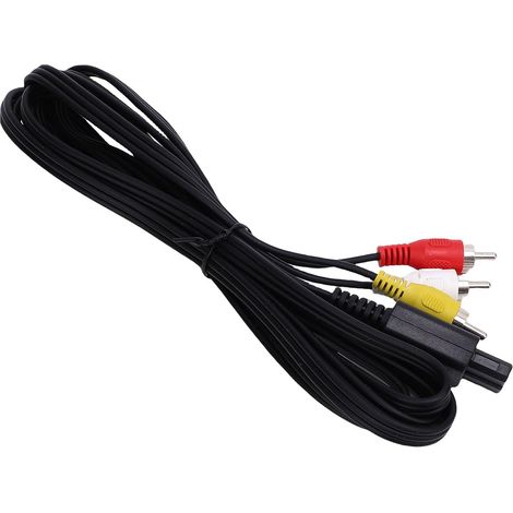 Composite AV Cable for Game Console, 1.8M Length (1/5)