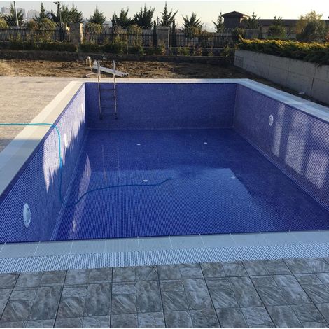 Ilcom mosaico in vetro pressato per piscine, bagni e saune 32.5cm x 51.5cm - Sea breeze (1/5)