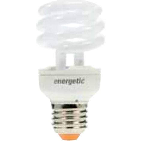 Bombilla ahorro espiral mini E27