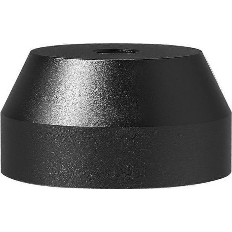 Universal-Dome-Adapter für Vinyl-Schallplatten (7 Zoll, 45 U/min) für Plattenspieler, Aluminium, Silber