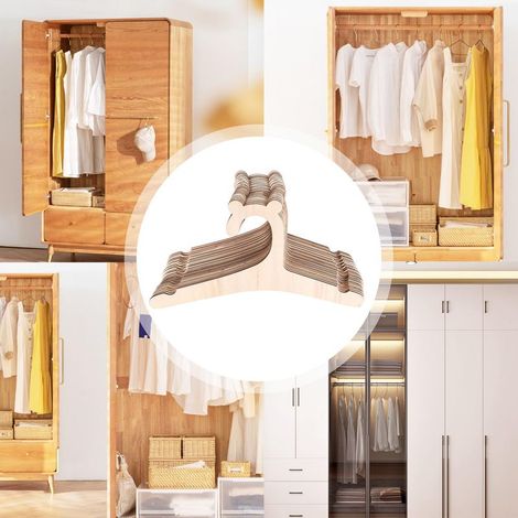 Set mit 30 Kleiderbügeln aus Holz – Für Kinderkleidung – Fürs Kinderzimmer (1/5)