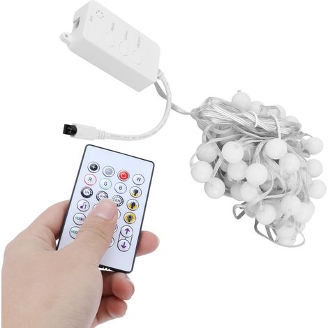 5V RGB-Lichterkette IP65 10m WLAN Intelligente Dekorationslampe mit 24-Tasten-Fernbedienung (1/5)